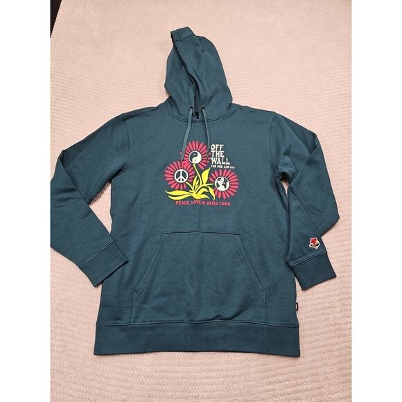 Vans Other - Vans Off The Wall Sweatshirt Mens Medium Hooded Pullover
